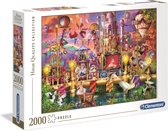Clementoni Legpuzzel - High Quality Puzzel Collectie - Het Circus - 2000 stukjes, puzzel volwassenen