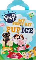 Smoofl puppy traktaties - Puppy Kit om jouw eigen honden ijs te maken, Kit met 2 ijs mixen voor honden, banaan en aardbei smaak, een pootvormige siliconen mal - voor 5 hondenijsjes