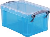 Really Useful Box Opbergdoos 0.7 Liter Transparant Blauw