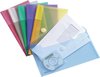 Djois Color Collection enveloptas - 250x135mm - PP - assorti - 100% gerecycled - pak 6 stuks