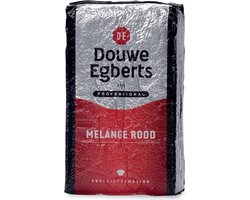 Douwe Egberts gemalen koffie voor snelfilters Rood, pak van 1 kg