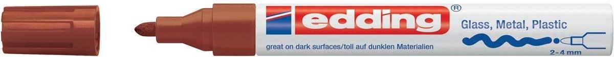 Paint marker Edding 750-07 bruin