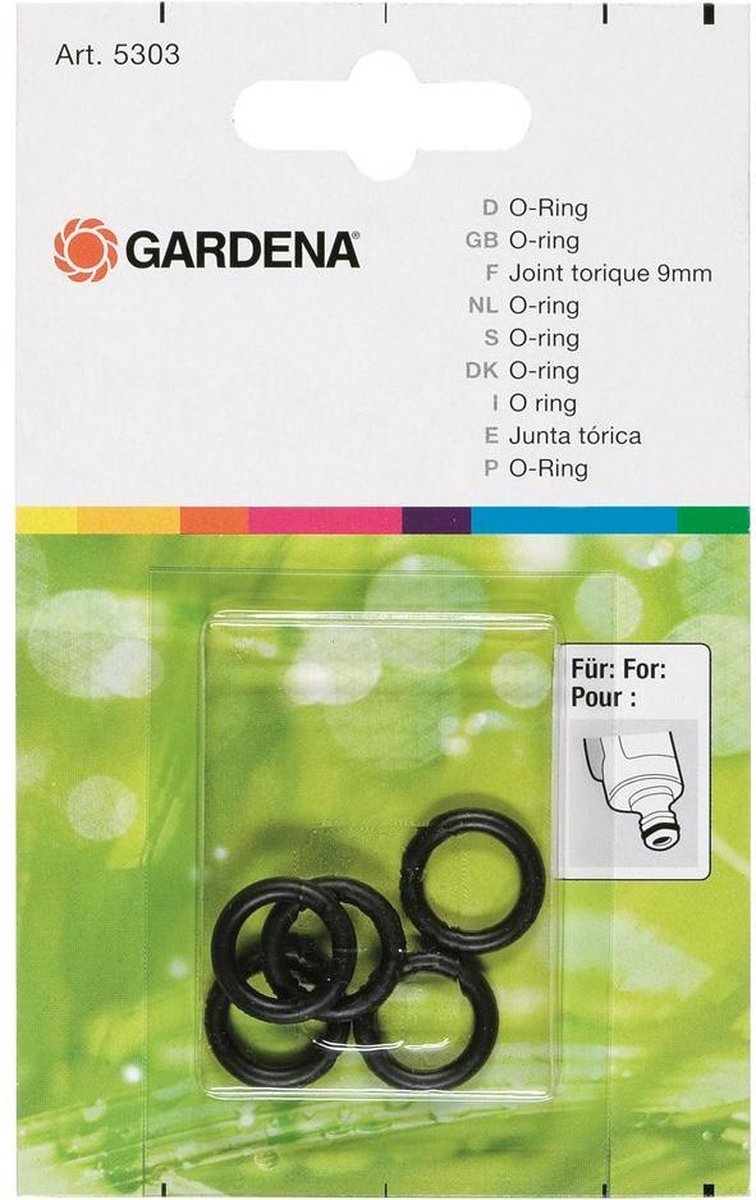 GARDENA O-ring 9 mm 5 stuks - GARDENA