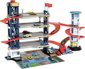 Dickie Toys Parking Garage  4 levels, 5 voertuigen - Speelgoedgarage