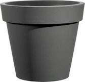 Bloempot Easy, rond Ø80 cm, H75 cm, antraciet - VECA