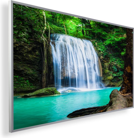 Infrarood Verwarmingspaneel 130W met fotomotief en Smart Thermostaat (5 jaar Garantie) - Waterval 6-Quer