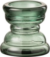 J-Line Kandelaar Nice Glas Groen Small Set van 3 stuks