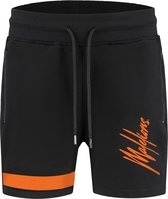 Malelions Junior Trackshort Pablo - Black/Orange - 16 | 176