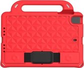 Voor iPad mini 6 Diamond Series EVA Anti-Fall Shockproof Sleeve Beschermhoes met houder en riem (rood)