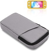 Slanke draagtas voor Nintendo Switch Lite - Opbergtas / koffer / tas / hoes voor Switch Lite - grijs