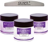 GUAPÀ® Acryl Poeder Kleuren Set 3 x 21 gr