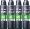 Dove Men +Care Extra Fresh Deodorant Spray Multi Pack - 4 x 150 ml