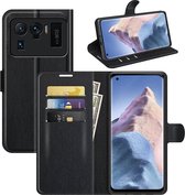 Xiaomi Mi 11 Ultra hoesje - MobyDefend Kunstleren Wallet Book Case - Zwart - GSM Hoesje - Telefoonhoesje Geschikt Voor Xiaomi Mi 11 Ultra
