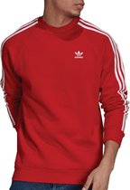 adidas Adicolor Classics 3-Stripes  Sporttrui - Maat L  - Mannen - rood/wit