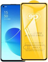 Voor OPPO Reno6 5G 9D Volledige lijm Gehard glasfilm op volledig scherm: