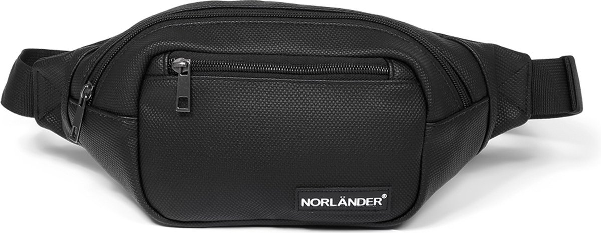 Norlander Xcite Heuptas - Unisex - Verstelbare band - Fannypack - Zwart