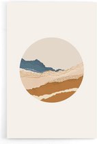 Walljar - Sand Sky - Muurdecoratie - Poster