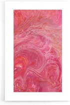 Walljar - Pink Flow - Muurdecoratie - Poster.