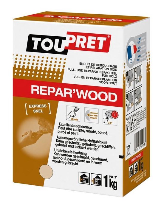 Toupret Repar'wood - 1KG