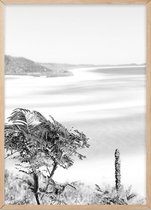 Poster Met Eiken Lijst - Whitsunday Eiland Poster