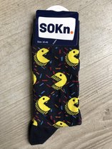 SOKn. trendy sokken "Pac-Man" maat 40-46  (Ook leuk om kado te geven !)