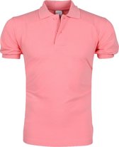 VDHT - Trendy Effen Heren Polo - Ongetailleerd - Roze