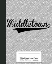 Wide Ruled Line Paper