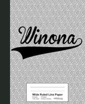 Wide Ruled Line Paper