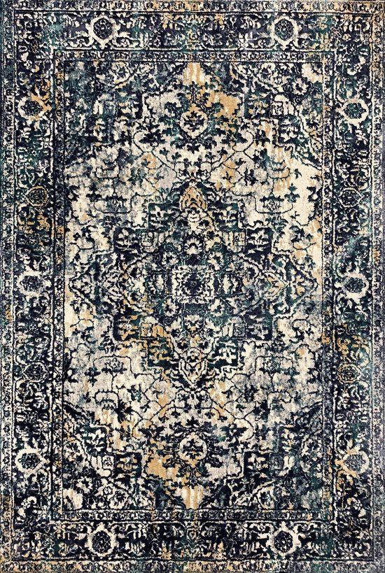 Aledin Carpets Ankara - Vintage - Vloerkleed - 160x230 cm - Laagpolig - Tapijten woonkamer