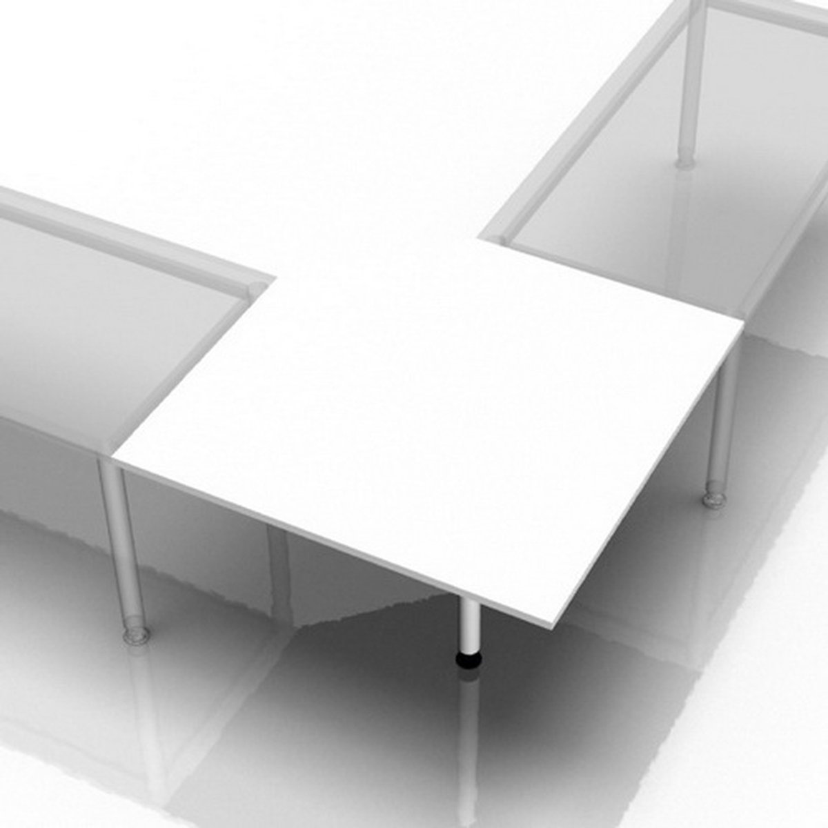 Bureau Xbt12 W Beuken / Wit