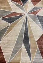 Aledin Carpets Madrid Red - Vloerkleed - 160x230 cm - Laagpolig - Modern - Tapijten woonkamer