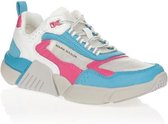 SKECHERS Block West Sneakers Wit / Roze / Grijs / Blauw Dames