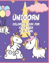 Unicorn coloring book for kids ages 4-8: Have fun with your daughter with this gift