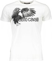 Roberto Cavalli T-shirt Wit 2XL Heren