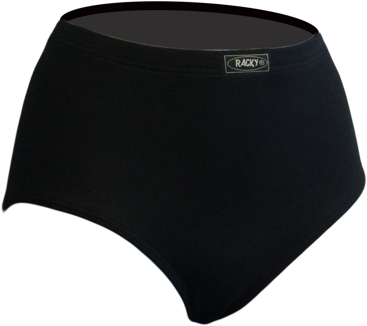 Dames Racky taille slip - Zwart - prijs per 6 stuks