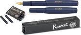 Kaweco Vulpen Sport Classic Navy Fountain Pen met extra doosje vullingen - Medium