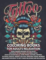 Tattoo Coloring Books for Adults Relaxation