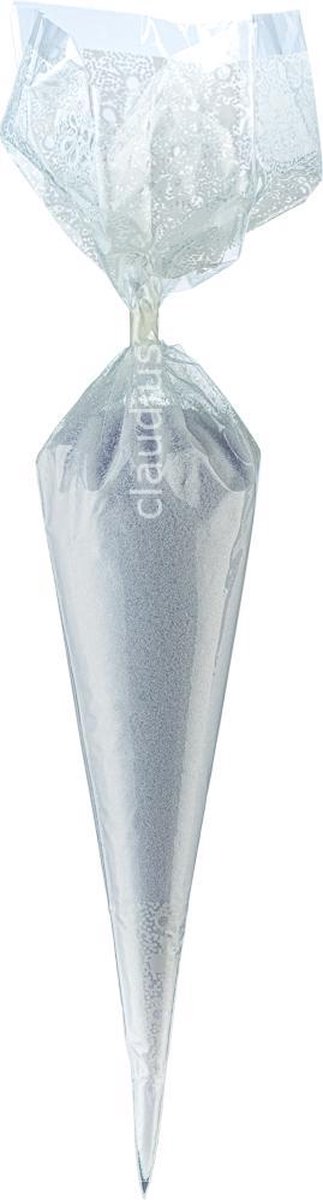 Goedkoopste Scrubzout Lavendel - 300 gram in puntzak wit - set van 6 stuks - Hydraterende Lichaamsscrub