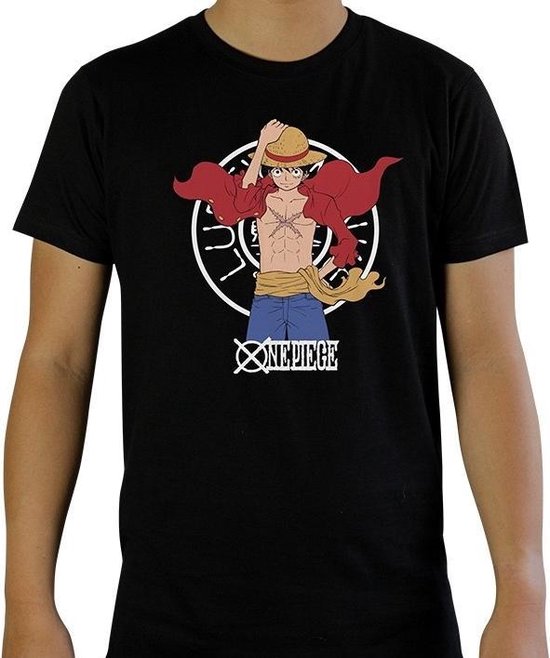 One Piece - T-Shirt Luffy Noir (Taille L) | bol