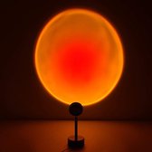 Atmosphere lamp – Sunset Lamp  - Zonsondergang lamp - Projector - Sfeerverlichting binnen – Populair TikTok – Sunset Red