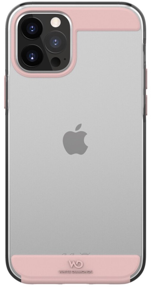 White Diamonds Innocence Clear Cover For Apple IPhone 12 Pro Max Rose Gold