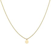 Michelle Bijoux Ketting Smiley Gedraaid Goud JE13397