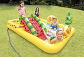 Intex Fun 'N Fruity Play Center zwembad. Lekker spetteren of heerlijk van de glijbaan in het zwembad, alles mag!- opblaasbaar - kinderen - tuin - park - camping