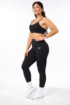 High Waist Scrunch sportlegging met Push Up effect – Black Pearl – Maat XL