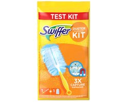 Swiffer Stofmagneet Starter Kit - Inclusief Handvat en 1 Linnen Doek voor Efficiënt Stofvangen