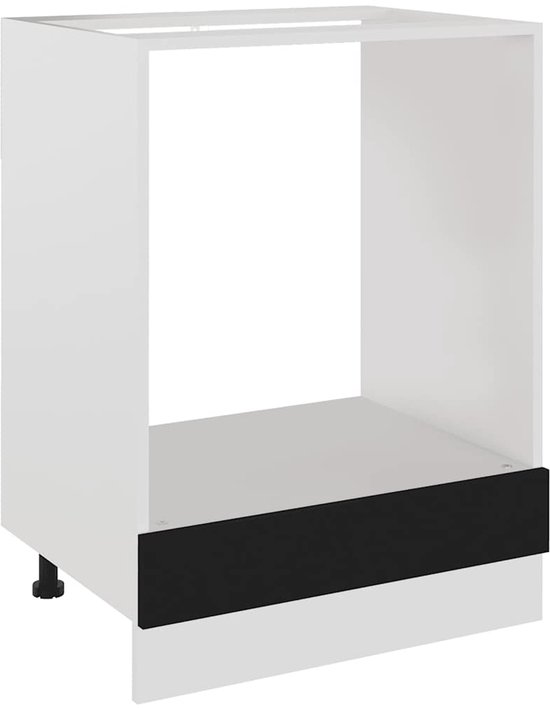 Ovenkast 60x46x81,5 cm (zwart)