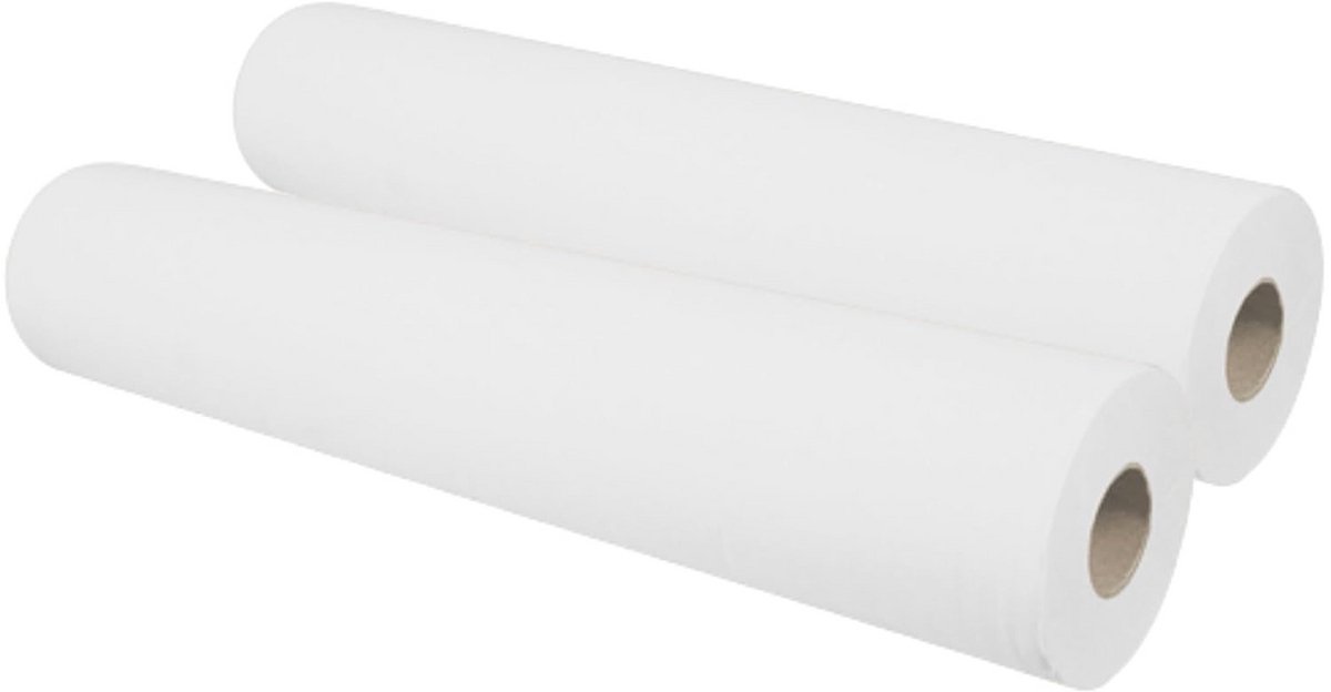 3 Rollen Wit Onderzoekslakens - Waterdicht & Duurzaam - Medische Kwaliteit - 50x115 cm