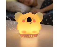 Minnia - Mini Koala White Noise Machine Baby & Night Lamp - Mini Koala Witte Ruis Apparaat & Nachtlampje - Dieren - voor Baby’s, Peuters & Kinderen - Wit
