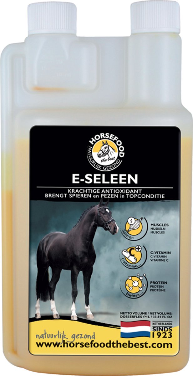 Horsefood E-Seleen | Brengt spieren en pezen in topconditie 1 liter