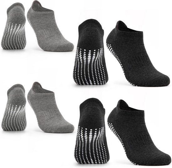 Onzichtbare sokken voor dames met grip van antislip TPU